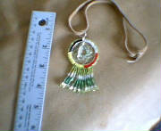 limegreen4colormedicinewheelrearveiwmirrordecoration.jpg