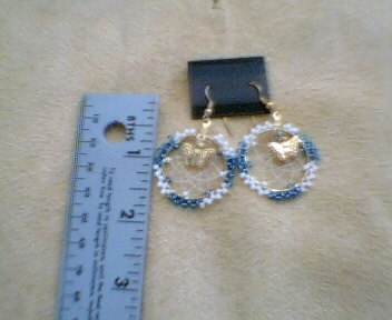 bluenwhitedreamcatcherearringswitbutterflies.jpg